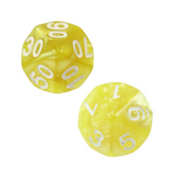 Set 2 Würfel W10 0-9 +...