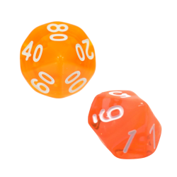 Set 2 Würfel W10 0-9 +...
