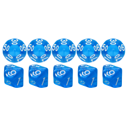 Set 10 Würfel W10 0-9 +...
