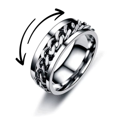 Silberner Ring Stressring...