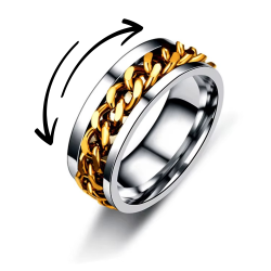 Silberner Ring Stressring...