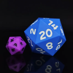 RPG Würfel Blau Riesig...