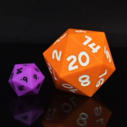 RPG Würfel Orange Riesig...