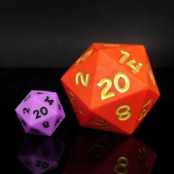 RPG Würfel Rot Riesig...