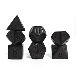 RPG Würfel Schwarze...