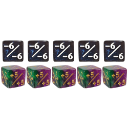 Set 10 Würfel W6 1,6 cm RPG...