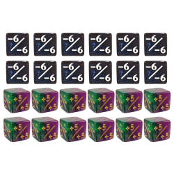 Set 24 Würfel W6 1,6 cm RPG...