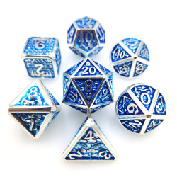 RPG Würfel Eisdrachen Set 7...