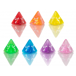 Regenbogen Set 7 RPG Würfel...