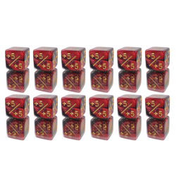 SET 12 WÜRFEL W6 1,6 CM...