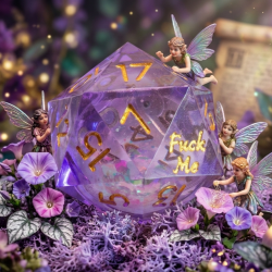 RPG Würfel Brokat Fuck Me...