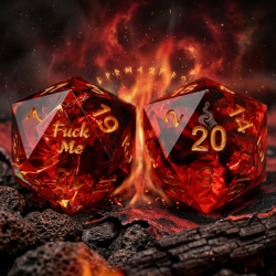 RPG Würfel Fuck Me...