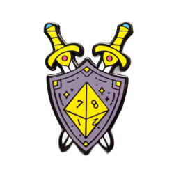 Metalowa Przypinka RPG DND...