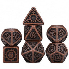 RPG Würfel Steampunk Set 7...