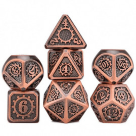 RPG Würfel Steampunk Set 7...