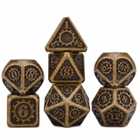 RPG Würfel Steampunk Set 7...