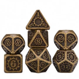 RPG Würfel Steampunk Set 7...