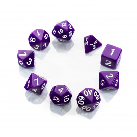 RPG Würfel Lila Set 9...