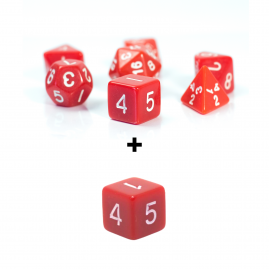 RPG Würfel Rotes Set 8...