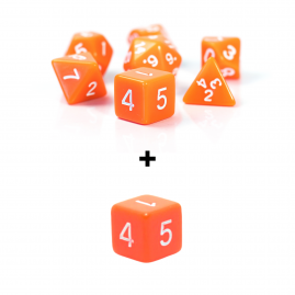 RPG Würfel Orangenes Set 8...