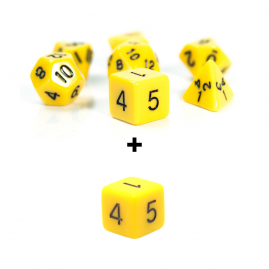 RPG Würfel Gelbes Set 8...