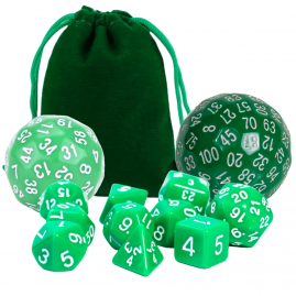 RPG Würfel Grünes Set 12...