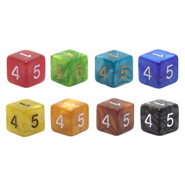 Perlmutt Set 8 Würfel 1,6...