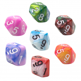 Buntiges Set 7 RPG Würfel...