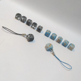 Set 10 Piratenwürfel W6 +...
